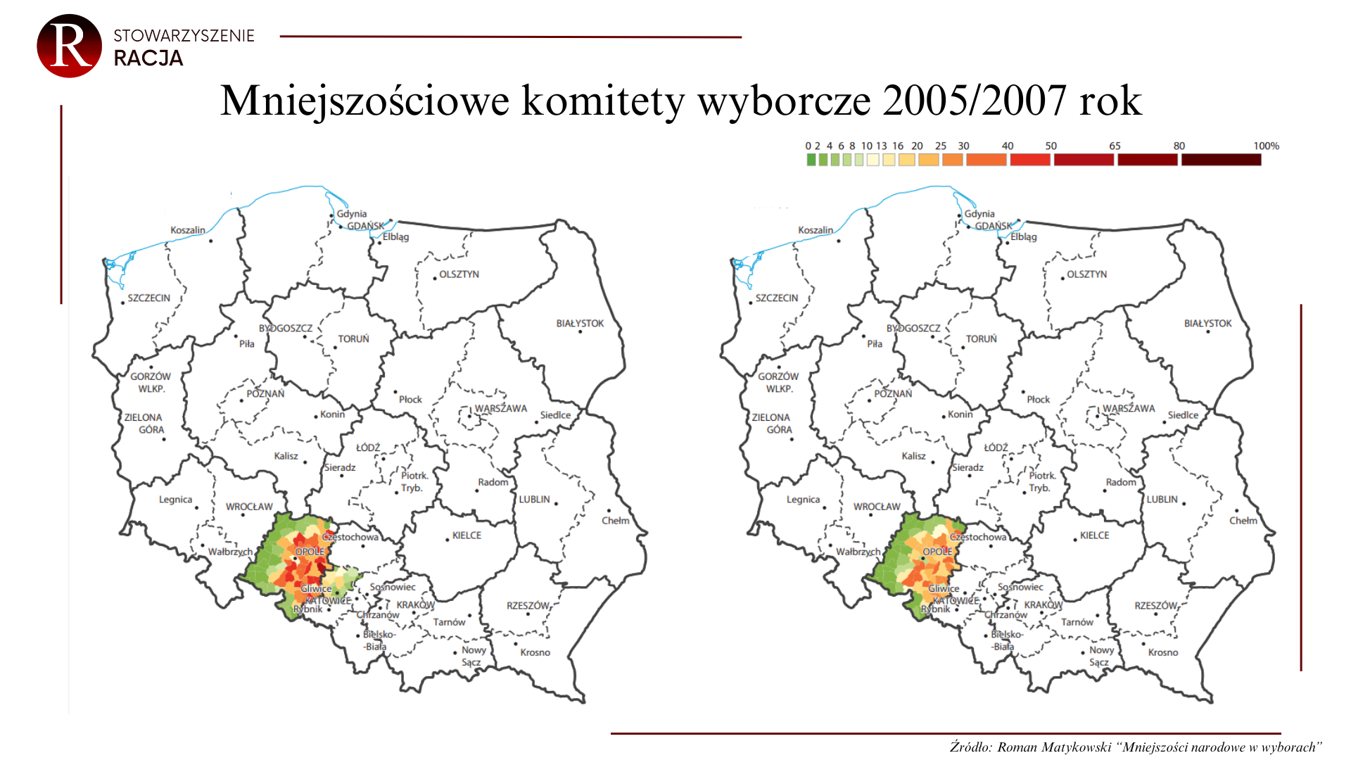 Mniejszościowe komitety wyborcze 2005/2007 rok